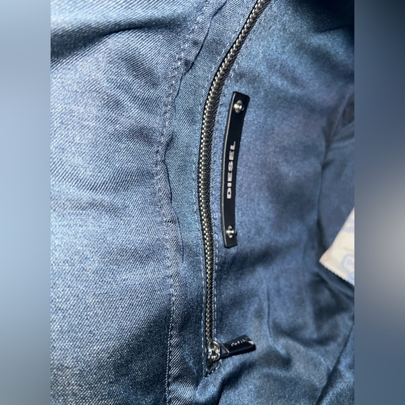 Diesel denim / straw bucket bag - Picture 10 of 12